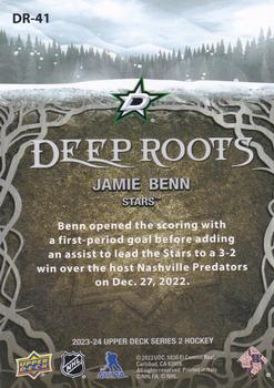 2023-24 Upper Deck - Deep Roots #DR-41 Jamie Benn Back