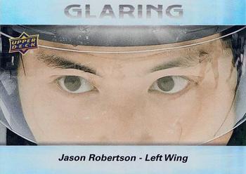 2023-24 Upper Deck - Glaring #GL-7 Jason Robertson Front