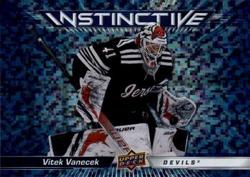 2023-24 Upper Deck - Instinctive Sparkle #IN-7 Vitek Vanecek Front