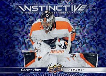 2023-24 Upper Deck - Instinctive Sparkle #IN-24 Carter Hart Front