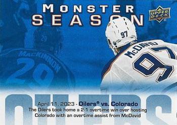 2023-24 Upper Deck - Monster Season #MS-81 Connor McDavid Front