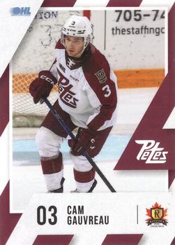 2023-24 Peterborough Petes (OHL) #NNO Cam Gauvreau Front