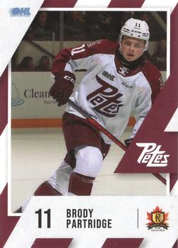 2023-24 Peterborough Petes (OHL) #NNO Brody Partridge Front