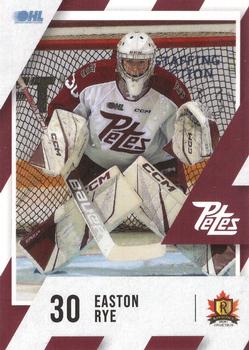 2023-24 Peterborough Petes (OHL) #NNO Easton Rye Front