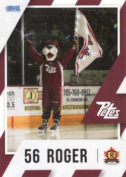 2023-24 Peterborough Petes (OHL) #NNO Roger Front