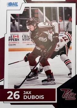 2022-23 Peterborough Petes (OHL) #NNO Jax Dubois Front