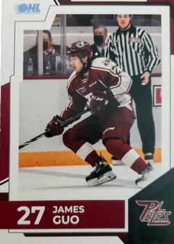 2022-23 Peterborough Petes (OHL) #NNO James Guo Front