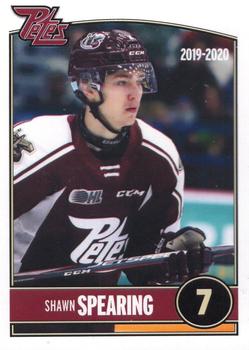 2019-20 Peterborough Petes (OHL) #NNO Shawn Spearing Front