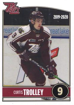 2019-20 Peterborough Petes (OHL) #NNO Curtis Trolley Front