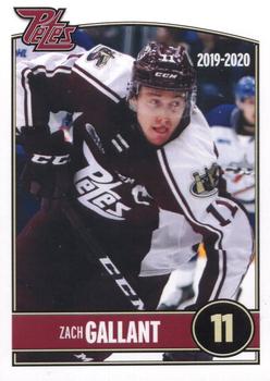 2019-20 Peterborough Petes (OHL) #NNO Zach Gallant Front