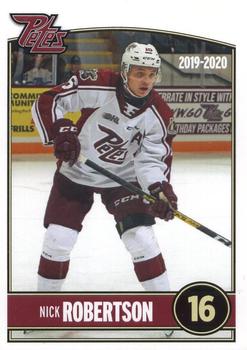 2019-20 Peterborough Petes (OHL) #NNO Nick Robertson Front