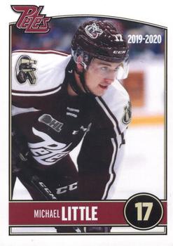 2019-20 Peterborough Petes (OHL) #NNO Michael Little Front