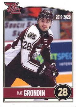 2019-20 Peterborough Petes (OHL) #NNO Max Grondin Front