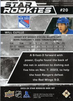 2023-24 Upper Deck NHL Star Rookies Box Set #20 Will Cuylle Back