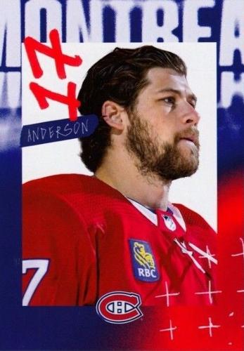 2023-24 Montreal Canadiens #NNO Josh Anderson Front