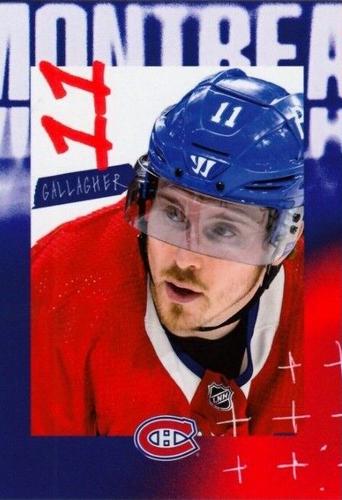 2023-24 Montreal Canadiens #NNO Brendan Gallagher Front