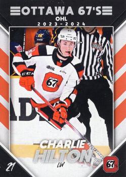 2023-24 Extreme Ottawa 67's (OHL) #NNO Charlie Hilton Front