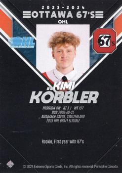 2023-24 Extreme Ottawa 67's (OHL) #NNO Kimi Korbler Back