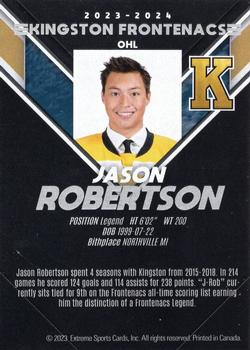 2023-24 Extreme Kingston Frontenacs (OHL) #NNO Jason Robertson Back