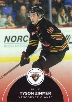 2023-24 Vancouver Giants (WHL) #7 Tyson Zimmer Front