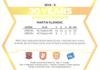 2023-24 Stadion Znovu v Akci #30YA-9 Martin Klemenc Back