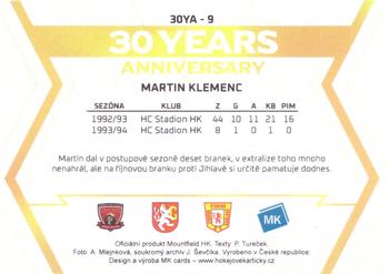 2023-24 Stadion Znovu v Akci - Red #30YA-9 Martin Klemenc Back