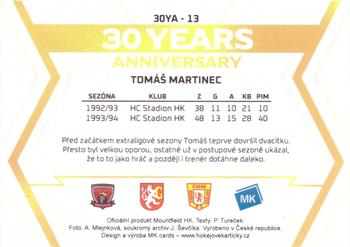 2023-24 Stadion Znovu v Akci - Red #30YA-13 Tomas Martinec Back