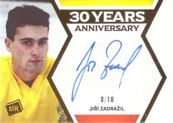 2023-24 Stadion Znovu v Akci - Gold Autograph #30YA-24 Jiri Zadrazil Front