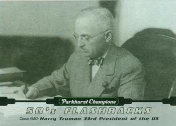 2022-23 Parkhurst Champions - 50s Flashbacks #FB-3 Harry Truman 33rd President Front