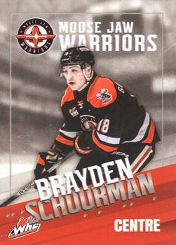 2023-24 Moose Jaw Warriors (WHL) #3 Brayden Schuurman Front