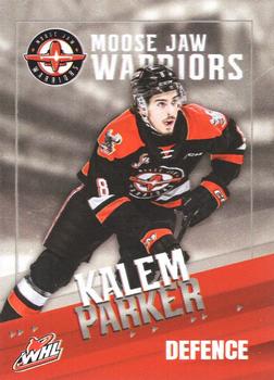 2023-24 Moose Jaw Warriors (WHL) #17 Kalem Parker Front