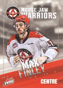 2023-24 Moose Jaw Warriors (WHL) #22 Max Finley Front