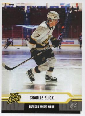 2023-24 Brandon Wheat Kings (WHL) #NNO Charlie Elick Front