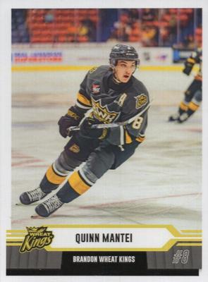 2023-24 Brandon Wheat Kings (WHL) #NNO Quinn Mantei Front