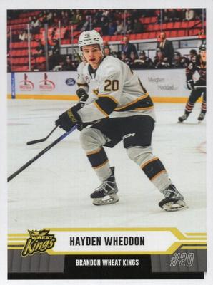 2023-24 Brandon Wheat Kings (WHL) #NNO Hayden Wheddon Front
