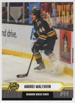 2023-24 Brandon Wheat Kings (WHL) #NNO Andrei Malyavin Front