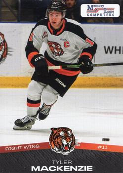 2023-24 Medicine Hat Tigers (WHL) #NNO Tyler MacKenzie Front