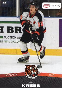 2023-24 Medicine Hat Tigers (WHL) #NNO Dru Krebs Front