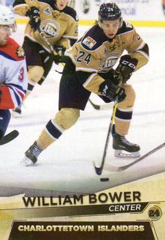 2016-17 Charlottetown Islanders (QMJHL) #28 William Bower Front