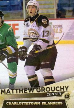 2016-17 Charlottetown Islanders (QMJHL) #28 Matthew Grouchy Front