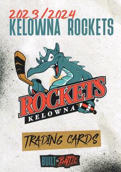 2023-24 Kelowna Rockets (WHL) #NNO Header Card Front