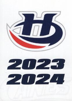 2023-24 Lethbridge Hurricanes (WHL) #NNO Header Card Back