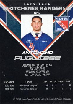 2023-24 Extreme Kitchener Rangers (OHL) #NNO Antonio Pugliese Back