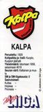 1990-91 Jyvas-Hyva Hockey-Liiga (Finnish) Stickers #NNO KalPa Front