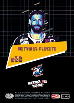2023-24 Playercards Update (DEL) - Retro Tour #DEL-RT07 Matthias Plachta Back