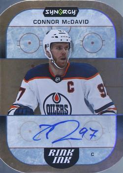 2022-23 Upper Deck Synergy - Rink Ink Mystery Gold Achievements #RI-CM Connor McDavid Front