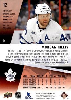 2023-24 SP Game Used - Red #12 Morgan Rielly Back