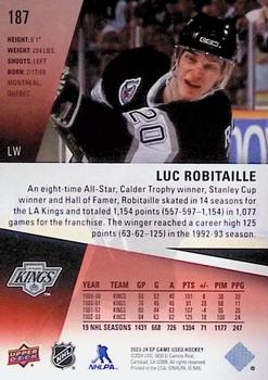 2023-24 SP Game Used - Red #187 Luc Robitaille Back