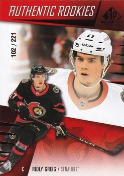2023-24 SP Game Used - Red #222 Ridly Greig Front