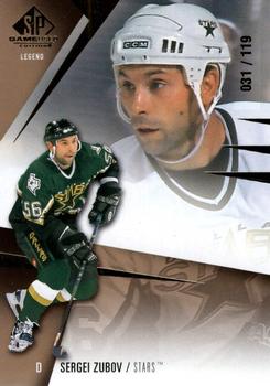 2023-24 SP Game Used - Gold #169 Sergei Zubov Front